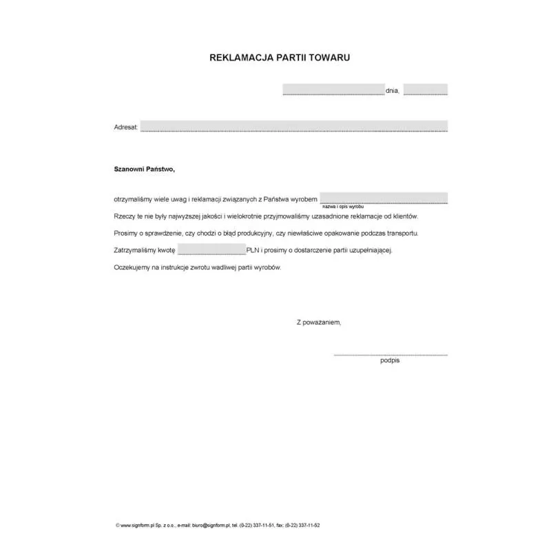 Jak przyspieszyć proces reklamacyjny