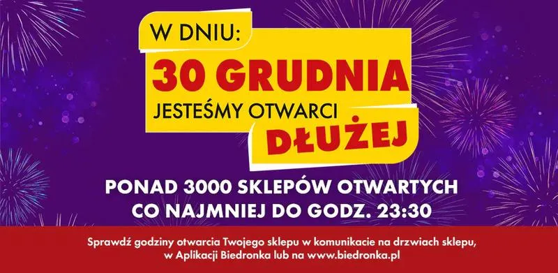 Otwarte sklepy w niedzielę